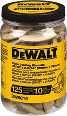 DeWALT - Size 10 Biscuits - 125 Pieces, Tube - Benchmark Tooling