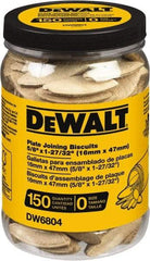 DeWALT - Size 0 Biscuits - 150 Pieces, Tube - Benchmark Tooling