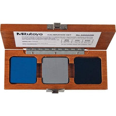 Mitutoyo - 20 HD to 80 HRB Hardness, Shore D Scale, Calibration Set - Mid Hardness Range Description, 3 Piece - Benchmark Tooling