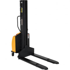 Vestil - Battery Operated Lifts Type: Narrow Mast Stacker Load Capacity (Lb.): 1,500 - Benchmark Tooling