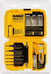 DeWALT - 12 Piece, Phillips Handle, Bit Set - Drilling/Screwdriving Utility Accessory Set Kit, 5/16" Hex Drive, Phillips Point - Benchmark Tooling