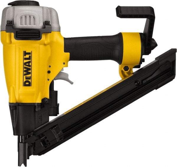 DeWALT - 1-1/2" Nail Length, 0.113 to 0.148" Nail Diam, Metal Connector Air Nailer - 70 to 120 psi - Benchmark Tooling