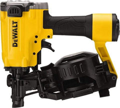 DeWALT - 3/4 to 1-3/4" Nail Length, 0.12" Nail Diam, Roofing Air Nailer - 70 to 120 psi - Benchmark Tooling