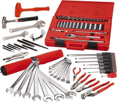 Proto - 78 Piece 1/2" Drive Master Tool Set - Comes in Tool Box - Benchmark Tooling