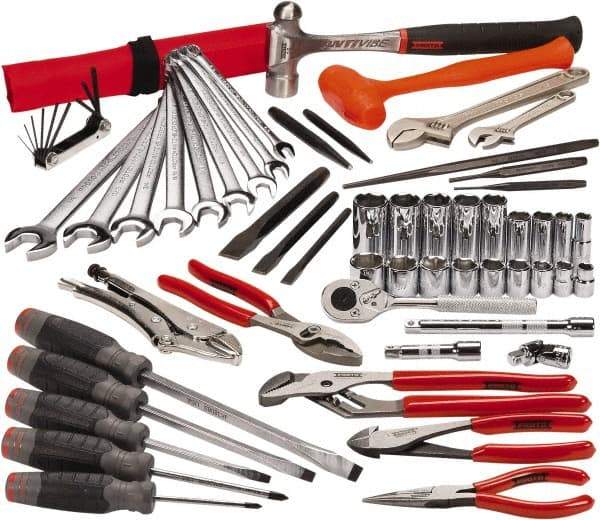 Proto - 62 Piece 3/8" Drive Master Tool Set - Comes in Tool Box - Benchmark Tooling