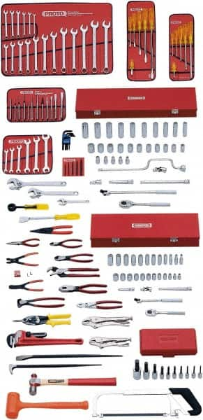 Proto - 157 Piece 3/8 & 1/2" Drive Master Tool Set - Comes in Top Chest - Benchmark Tooling