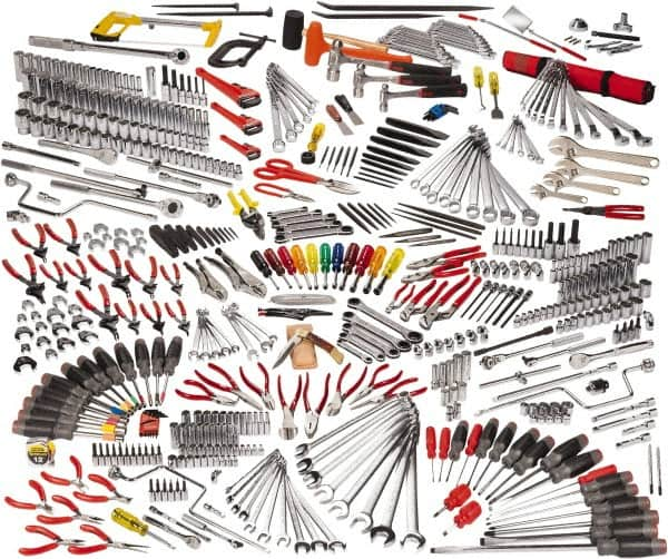 Proto - 558 Piece 1/4, 3/8 & 1/2" Drive Master Tool Set - Comes in Workstation - Benchmark Tooling