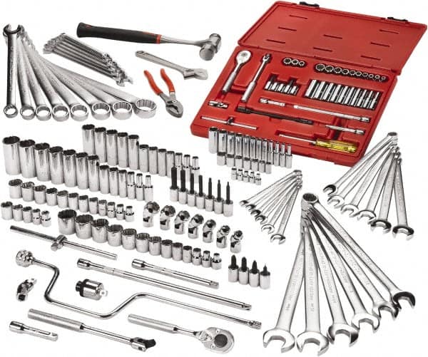 Proto - 179 Piece 1/4 & 3/8" Drive Master Tool Set - Comes in Roller Cabinet - Benchmark Tooling