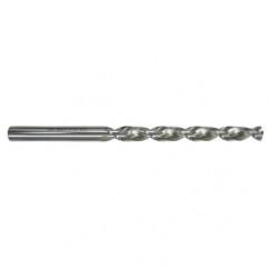 3mm Dia. - HSS Parabolic Taper Length Drill-130° Point-Coolant-Bright - Benchmark Tooling