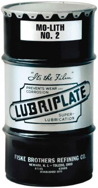 Lubriplate - 120 Lb Drum Moly-Disulfide Extreme Pressure Grease - Gray, Extreme Pressure, 350°F Max Temp, NLGIG 2, - Benchmark Tooling