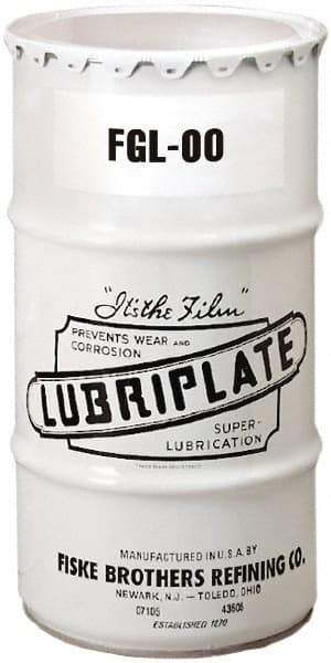 Lubriplate - 120 Lb Drum Aluminum General Purpose Grease - White, Food Grade, 300°F Max Temp, NLGIG 00, - Benchmark Tooling