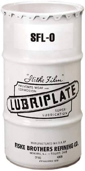 Lubriplate - 120 Lb Drum Aluminum High Temperature Grease - White, Food Grade & High/Low Temperature, 325°F Max Temp, NLGIG 0, - Benchmark Tooling