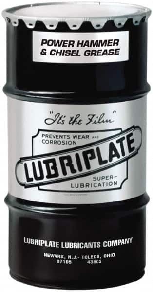 Lubriplate - 120 Lb Drum Aluminum Extreme Pressure Grease - Black, Extreme Pressure, 400°F Max Temp, NLGIG 2, - Benchmark Tooling