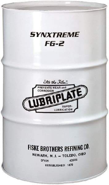 Lubriplate - 400 Lb Drum Calcium Extreme Pressure Grease - Tan, Extreme Pressure, Food Grade & High/Low Temperature, 450°F Max Temp, NLGIG 2, - Benchmark Tooling