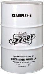 Lubriplate - 400 Lb Drum Aluminum Medium Speeds Grease - Translucent, Food Grade, 400°F Max Temp, NLGIG 2, - Benchmark Tooling