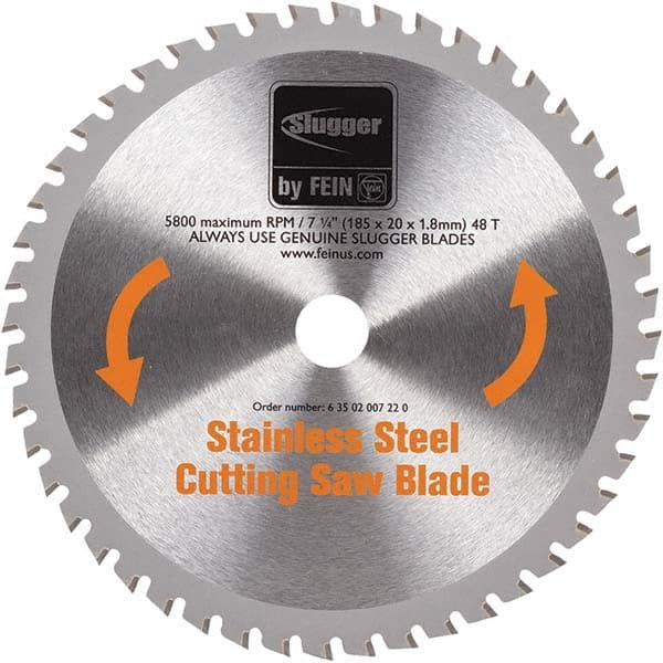 Fein - Wet & Dry-Cut Saw Blades Blade Diameter (Inch): 7-1/4 Blade Material: Carbide-Tipped - Benchmark Tooling