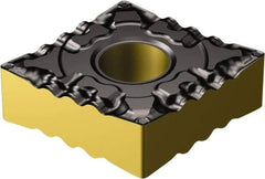 Sandvik Coromant - CNMG432 PF Grade 4305 Carbide Turning Insert - TiCN/AI2O3/TiN Finish, 80° Diamond, 1/2" Inscr Circle, 3/16" Thick, 1/32" Corner Radius - Benchmark Tooling
