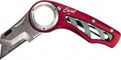 Excel - Fixed Utility Knife - Red Metal Handle - Benchmark Tooling