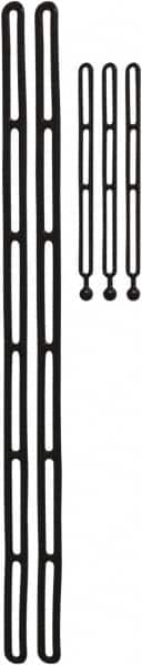 NoMarr - 4' Long x 48" Diam, Black Tie Down Strap Kit - Benchmark Tooling