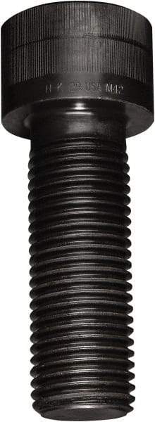 Holo-Krome - M42x4.50 Metric Coarse Hex Socket Drive, Socket Cap Screw - Grade 12.9 Alloy Steel, Black Oxide Finish, Fully Threaded, 100mm Length Under Head - Benchmark Tooling