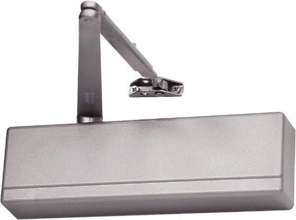 Sargent - Heavy-Duty Door Closer Manual Damper - Aluminum (Satin) Finish - Benchmark Tooling