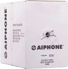 Aiphone - 18 AWG, 4 Wire, 500' OAL Unshielded Automation & Communication Cable - Polyethylene Insulation, 0.04" OD - Benchmark Tooling