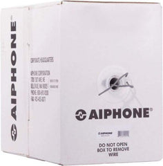 Aiphone - 22 AWG, 3 Wire, 500' OAL Shielded Automation & Communication Cable - PVC Insulation, 0.0253" OD - Benchmark Tooling