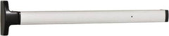 Falcon - 2' 6" to 3' 4-1/2" Door Width Concealed Vertical Rod Push Bar - Anodized Aluminum Finish - Benchmark Tooling