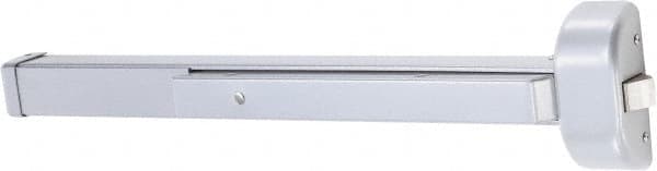 Arrow Lock - 2' 8" to 3' Door Width Rim Exit Device - Aluminum Finish - Benchmark Tooling