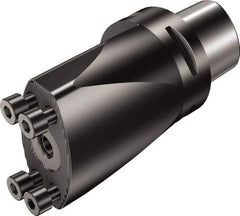 Sandvik Coromant - 73mm Max Drill Depth, 4xD, 17.5mm Diam, Indexable Insert Drill - 2 Inserts, C4 Modular Connection Shank - Benchmark Tooling