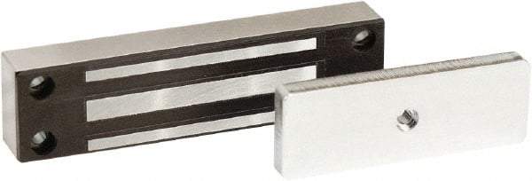 Securitron - 200 Lb Avg Magnetic Pull Electromagnetic Lock - 4.6" Long x 1.14" High x 3/4" Deep, 24 VDC - Benchmark Tooling