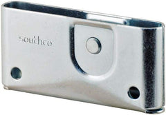 Made in USA - 1-3/4" Long x 0.64" Wide x 3.69" High, Draw Latch - Zinc Plated Steel, with Plain Steel Finish - Benchmark Tooling