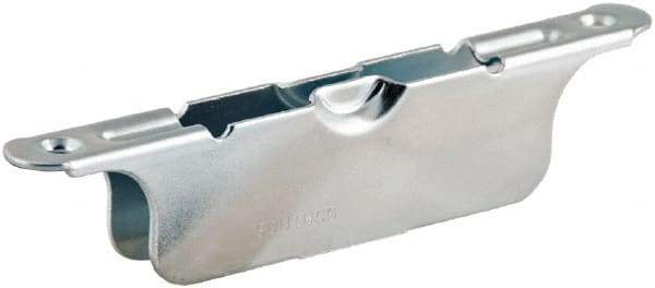 Made in USA - 1-1/4" Long x 0.63" Wide x 5.89" High, Draw Latch - Zinc Plated Steel, with Plain Steel Finish - Benchmark Tooling