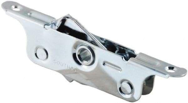 Made in USA - 0.44" Long x 0.64" Wide x 5.89" High, Draw Latch - Zinc Plated Steel, with Plain Steel Finish - Benchmark Tooling