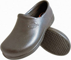 Genuine Grip - Unisex Size 7 Medium Width Plain Work Shoe - Black, EVA Upper, Rubber Outsole, 4" High, Dielectric, Non-Slip, Waterproof - Benchmark Tooling