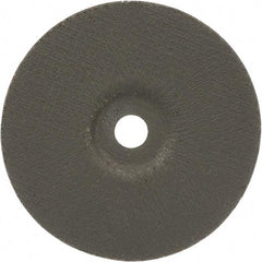 3M - 4-1/2" Wheel Diam, 7/8" Arbor Hole, Type 27 Depressed Center Wheel - Ceramic - Benchmark Tooling