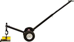 Mag-Mate - 400 Lb Load Capacity, Lift Magnet Dolly - 12" High x 41" Long x 13" Wide, 2 Poles - Benchmark Tooling