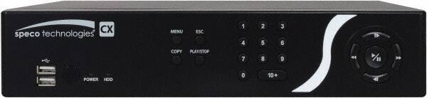 Speco - Security Camera Recorders Type: 8 Channel Digital Video Recorder with 500GB Hard Drive Hard Drive Size: 500GB - Benchmark Tooling