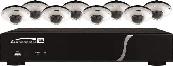 Speco - Security Camera Recorders Type: 8 Channel Plug & Play Network Video Recorder and IP Camera Kit Hard Drive Size: 2 TB - Benchmark Tooling