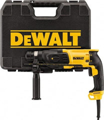 DeWALT - 120 Volt 1" SDS Chuck Electric Rotary Hammer - 0 to 5,500 BPM, 0 to 1,500 RPM, Reversible - Benchmark Tooling