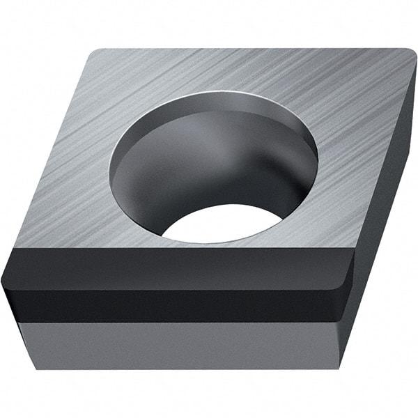 Walter - CCGW FSR-9 Grade WDN10 Turning Insert - Polycrystaline Diamond Finish, 80° Rhombic, 6.35mm Inscr Circle, 2.38mm Thick, 0.4mm Corner Radius - Benchmark Tooling