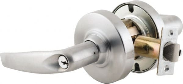 Schlage - Classroom Lever Lockset for 1-3/4 to 2" Thick Doors - Exact Industrial Supply