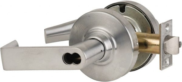 Schlage - Entry Lever Lockset for 1-3/4 to 2" Thick Doors - Exact Industrial Supply