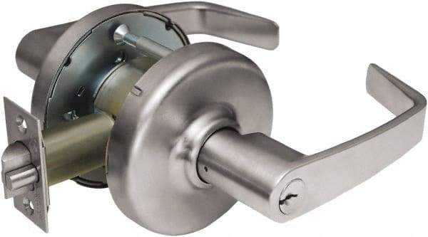 Corbin Russwin - Passage Lever Lockset - 2-3/4" Back Set, Steel, Brushed Chrome Finish - Benchmark Tooling