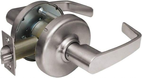 Corbin Russwin - Passage Lever Lockset - 2-3/4" Back Set, Steel, Brushed Chrome Finish - Benchmark Tooling