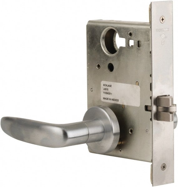 Schlage - Passage Lever Lockset for 1-3/4" Thick Doors - Exact Industrial Supply