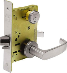 Sargent - Classroom Lever Lockset - 2-3/4" Back Set, Steel, Brushed Chrome Finish - Benchmark Tooling