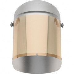 Oberon - Face Shield & Headgear Set - CLR GOLD HEAT REFLCTVE FACESHIELD W/ADAPTERS - Benchmark Tooling
