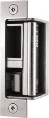 Rutherford - 4.88" Long x 1-1/4" Wide, Satin Stainless Steel Finish, Electric Door Strike - Field Selectable 12 or 24 VDC & 12-24 VAC, Corded Power, Zinc Alloy - Benchmark Tooling