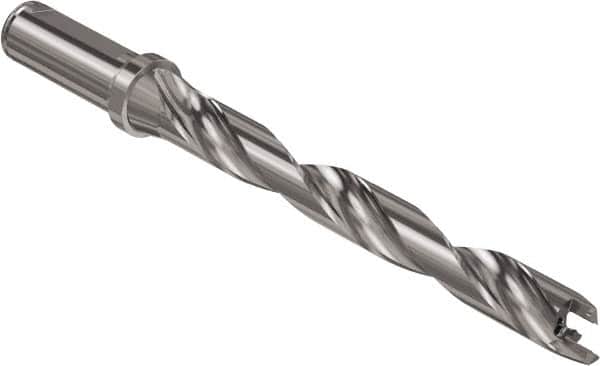 Seco - Crownloc Plus Series, 19 Head Connection, 8xD, 20mm Shank Diam, Drill Body - 192mm Body to Flange Length, SD408 Toolholder, 19mm Nose Diam, 173mm Flute Length - Benchmark Tooling